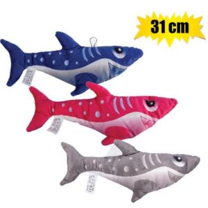 Plush sealife shark asstd benjamin 31cm