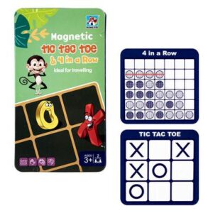 Game magnetic 2in1 o's/x's & 4 in a row