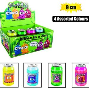 Novelty slime in a can 9cm asstd