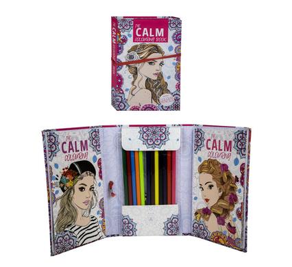 Book colouring calm