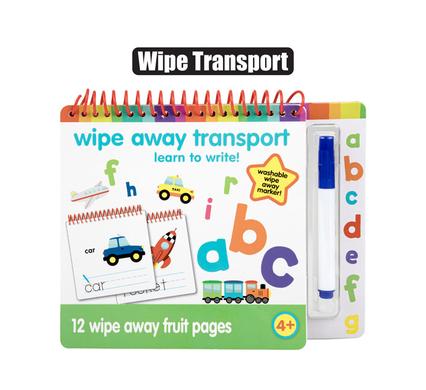 Book edu dry wipe transport